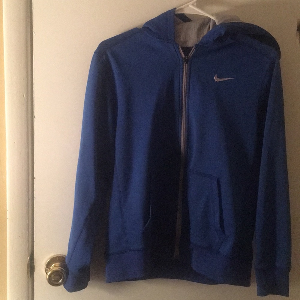 Royal blue Nike full-zip jacket